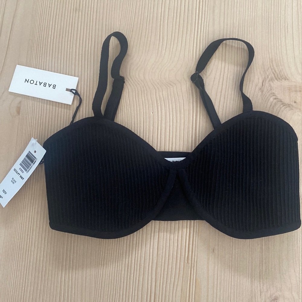 Babaton skulpt knit bralette